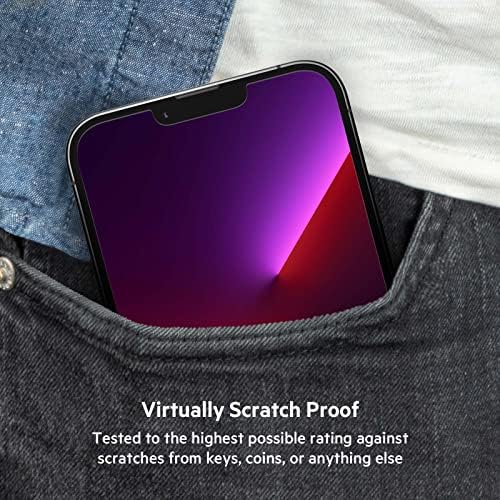 Belkin Iphone 13 Pro Max 2-Pack Screen Protector Temperedglass, Easy Application Bubble Free With Included Guide Stickers