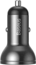 Baseus Easy Control Pro Clamp Dashboard/Air Vent Phone Bracket Car Mount Holder, Black — Black/Silver
