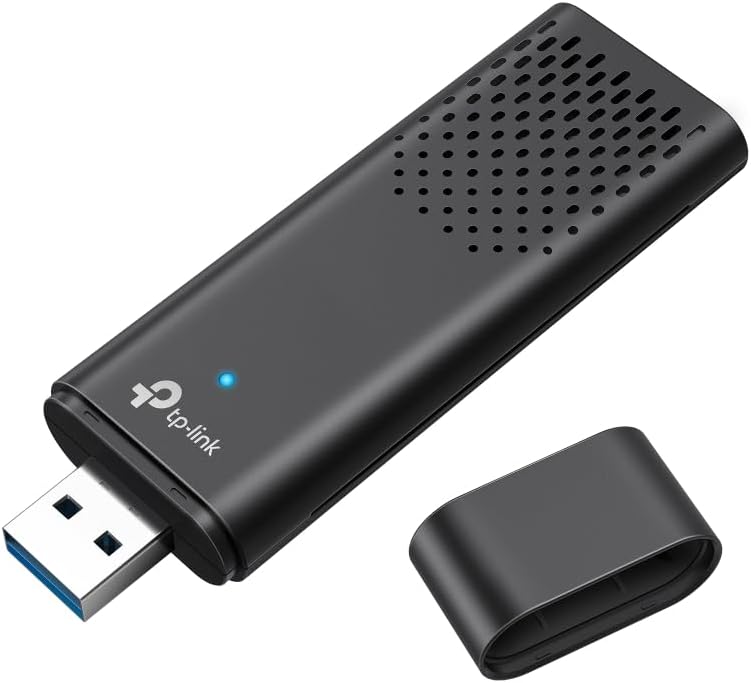 TP-Link Archer TX20U WLAN Stick for PC, WiFi, AX1800 Dual Band, Only Compatible with Windows 11/10, USB 3.0, MU-MIMO, OFDMA, WPA3 Encryption