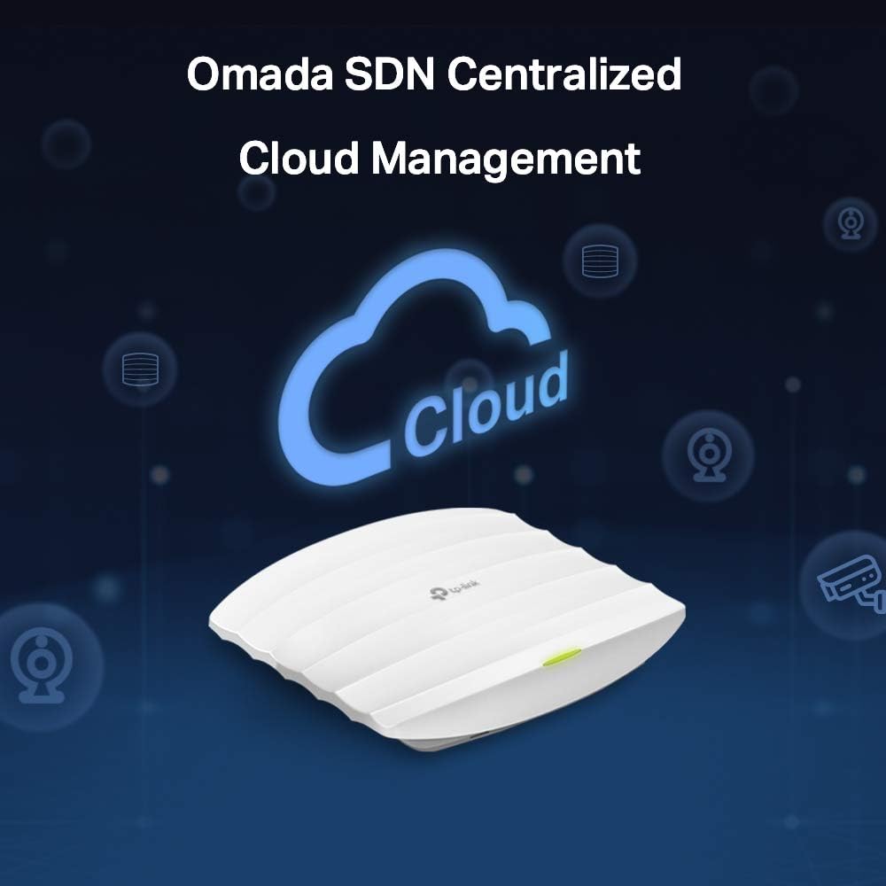 TP-Link EAP265 HD | Omada Enterprise AC1750 Gigabit Wireless Access Point for High-Density Deployment | Support Mesh, Seamless Roaming & MU-MIMO | PoE Powered | SDN Integrated, Cloud Access &Omada App