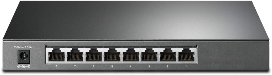 TP-Link JetStream 8-Port Gigabit Smart Switch with 4-Port PoE+(TL-SG2008P)