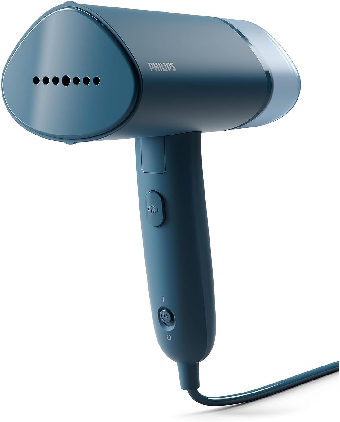 Philips Handheld Iron 1000W, 20g/min Continuous Steam, Ready in 30 Seconds — Blue