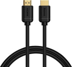 Baseus high definition Series HDMI To HDMI Adapter Cable 1m Black — 1 Meters — Black