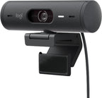 Logitech BRIO 500 Webcam — Graphite