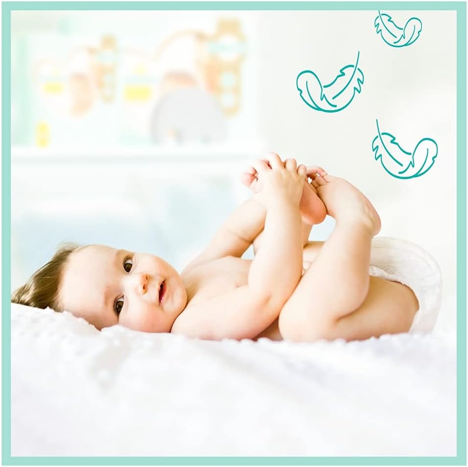 Pampers - Premium Protection Size 0, Diapers for Babies <3kg - 24 Pieces