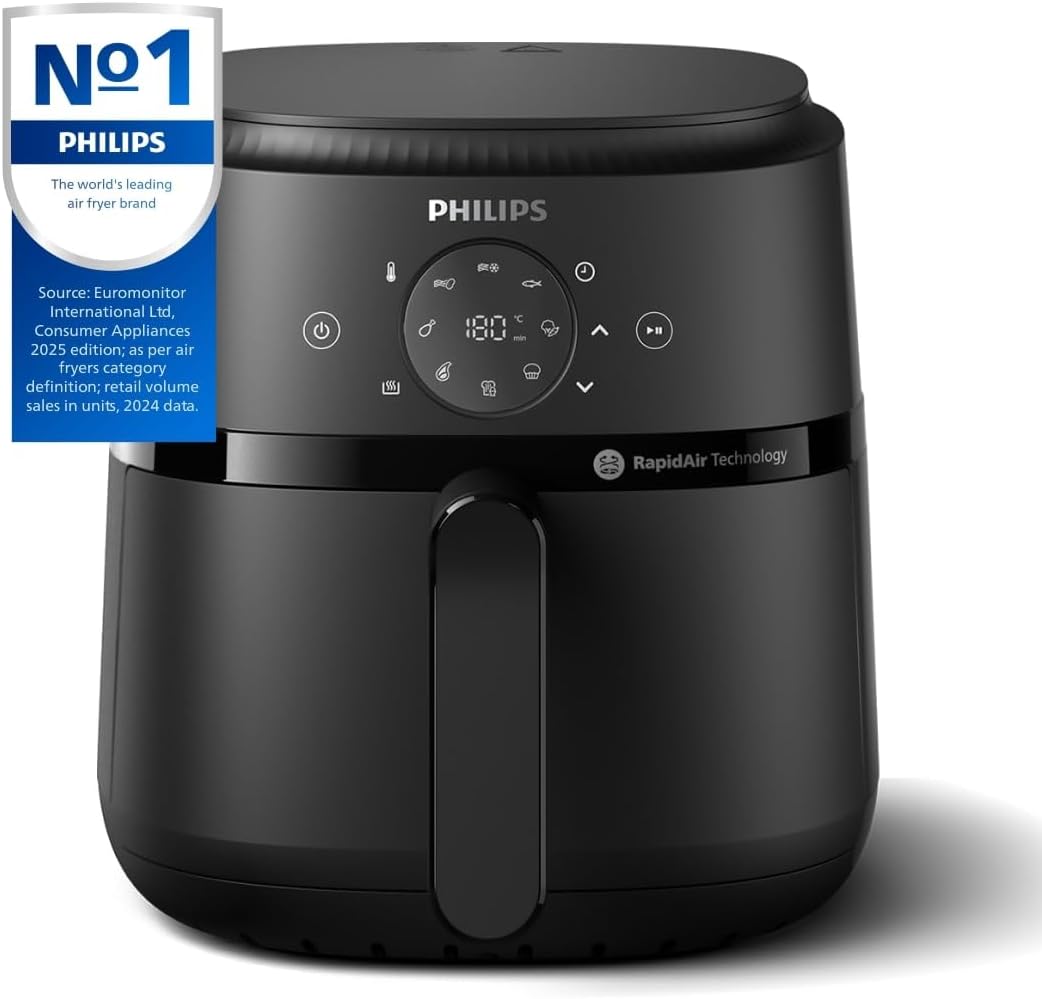 Philips NA229/09 2000 Series Airfryer 4.2L, 1500W, Black — Black