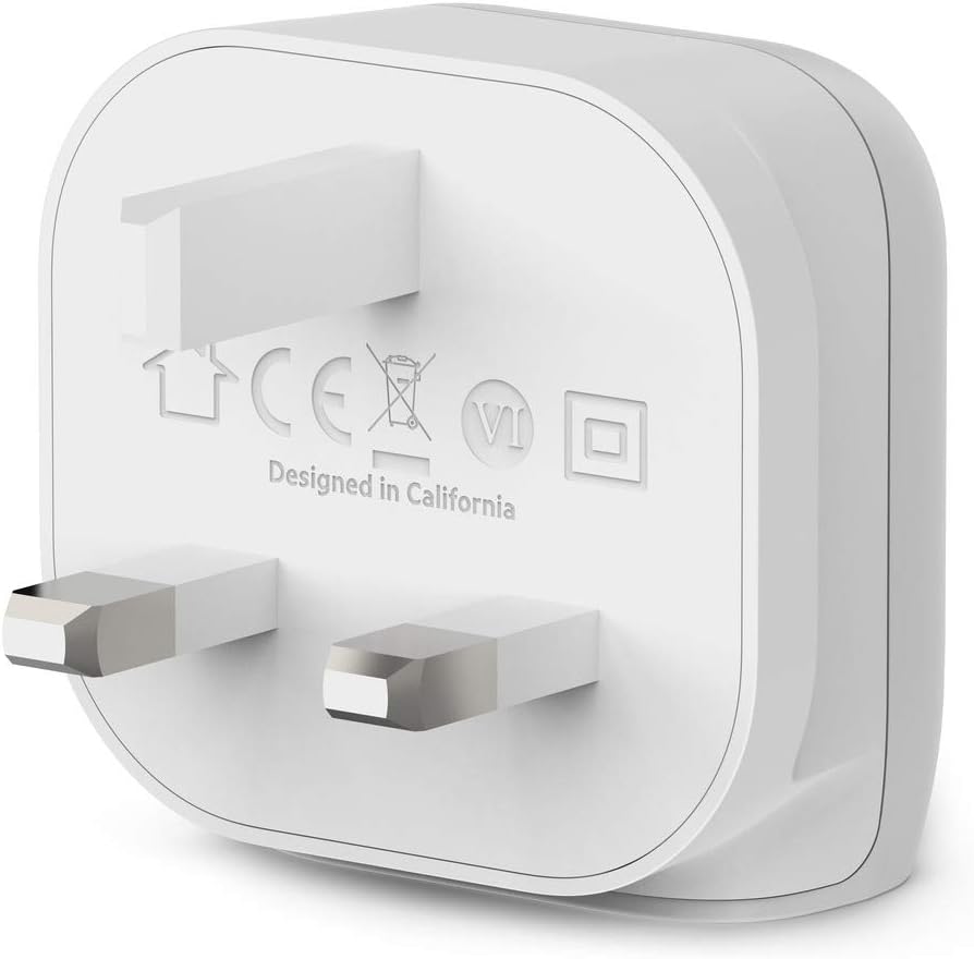 Belkin WCA003myWH Boost Charge USB-C Wall Charger Plug 20W for Apple , Google, Oppo, Samsung and Huawei Phones, White