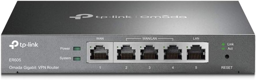 TP-Link TL-R605 Gigabit Ethernet Router Black