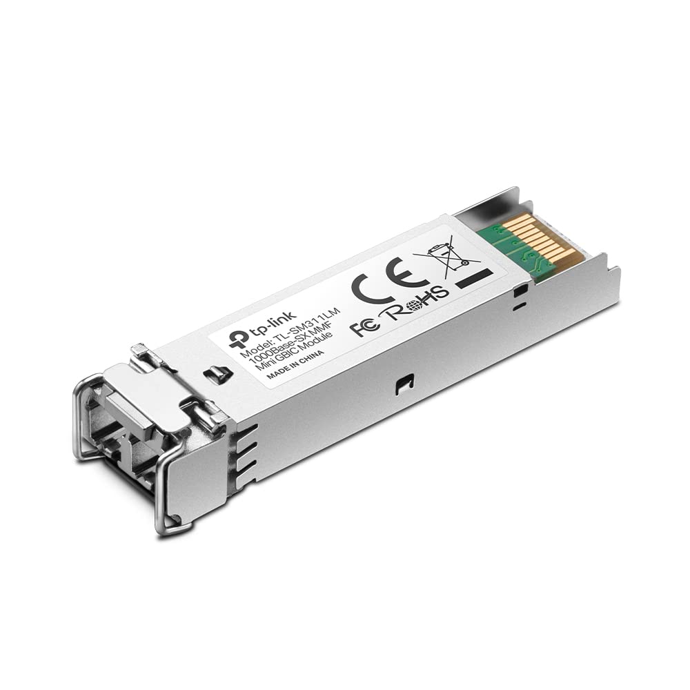 TP-Link TL-SM311LM MiniGBIC Module - 1.25Gbps, 1310nm, 3.3V, Single-mode, IEEE 802.3z - Silver, Automatic, Panel Mount