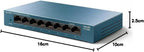 TP-Link LS108G | 8 Port Gigabit Ethernet Network Switch, Ethernet Splitter | Plug & Play