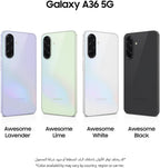 Samsung Galaxy A36 5G, Android Smartphone, 128GB Storage, 8GB RAM, Awesome Lime, 6x OS Upgrades, Large Display, Octa-Core Processor (UAE Version)