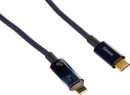 Baseus Explorer Auto Power-Off USB-C to Lightning Cable 20W — 2m — Blue