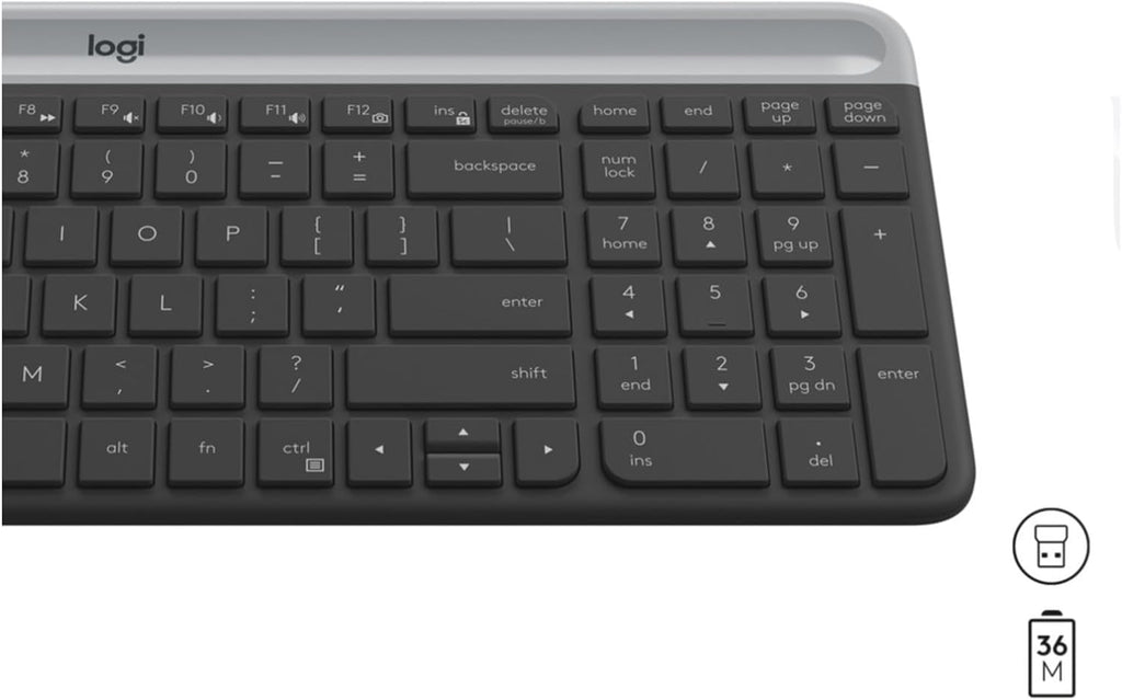 Logitech MK470 Keyboard and Mouse Combo — Black