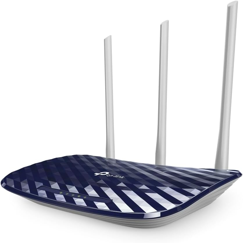 TP-Link AC750 Dual Band Wireless Cable Router, 4 10/100 LAN + 10/100 WAN Ports, Support Guest Network and Parental Control, 750Mbps Speed Wi-Fi, 3 Antennas (Archer C20)