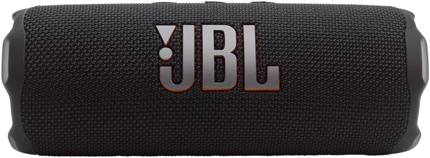 JBL Flip 7 with gSport Carbon Fiber Case — Black