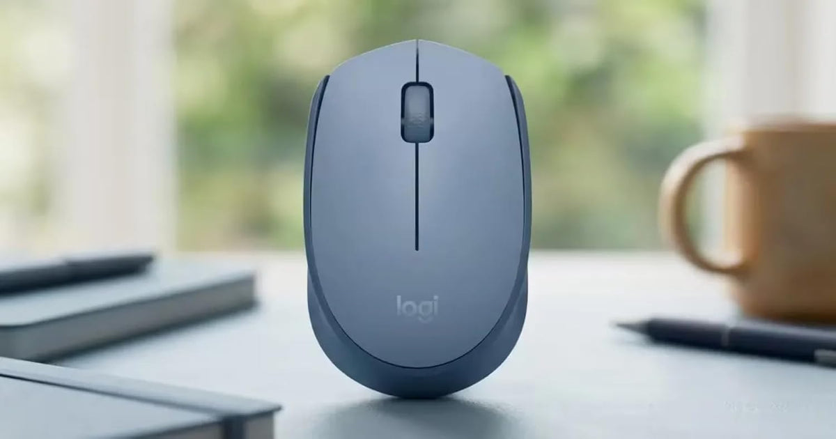Logitech M171 Wireless Mouse — Blue Grey