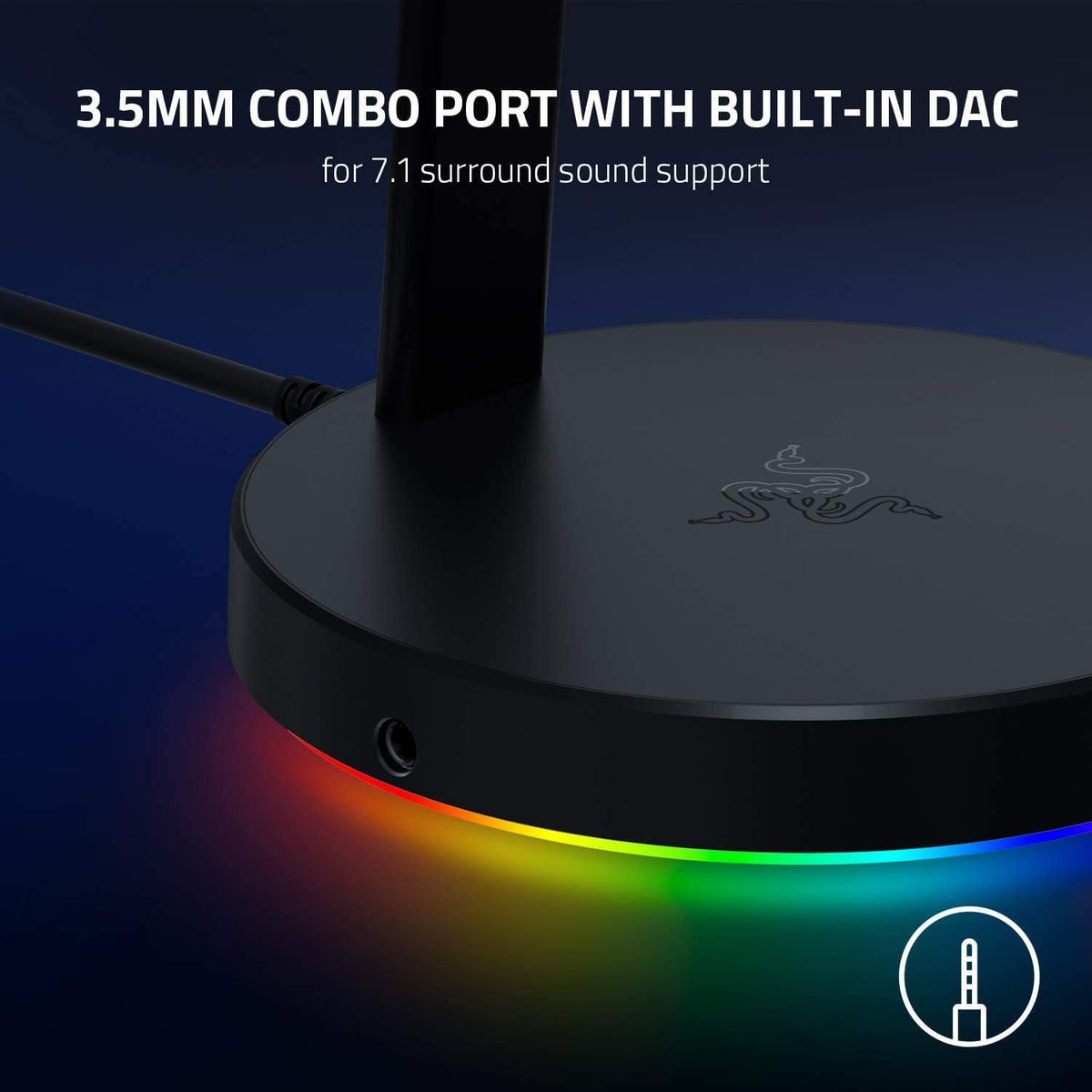 Razer Base Station V2 Chroma Headset Stand With Usb Black, Xx, Rc21 01510100 R3M1 — product image 2