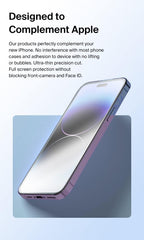 Belkin Iphone 13 Pro Max 4-Pack Screen Protector Temperedglass, Easy Application Bubble Free With Included Guide Stickers