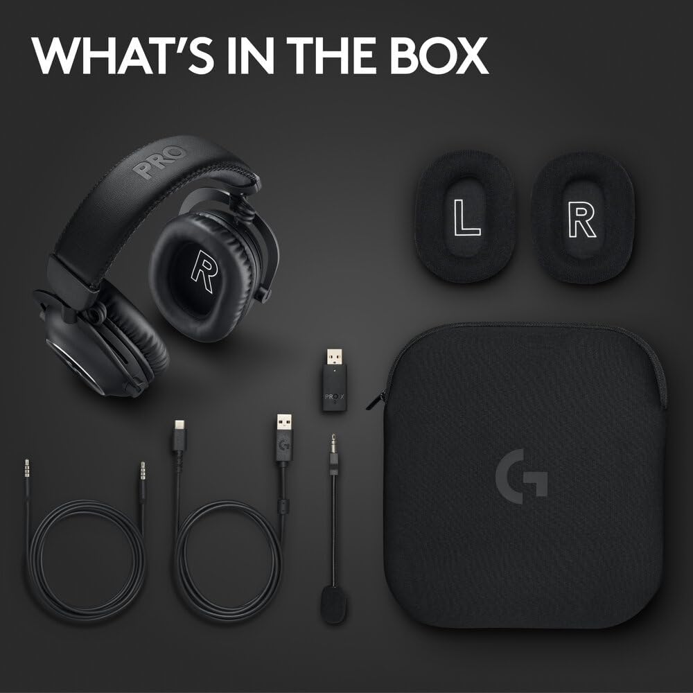 Logitech G PRO X 2 LIGHTSPEED Gaming Headset — Black