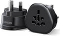 UGREEN World to Plug Converter, 3-Pin UK Travel Adapter Plug