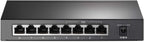 TP-Link 8 Port Fast Ethernet 10/100Mbps PoE Switch | 4 PoE Ports @57W | Desktop | Plug & Play | Sturdy Metal w/ Shielded Ports | Fanless | Limited Lifetime Protection | Unmanaged (TL-SF1008P)