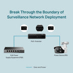TP Link TLPOE10E Fast Ethernet PoE+ Extender