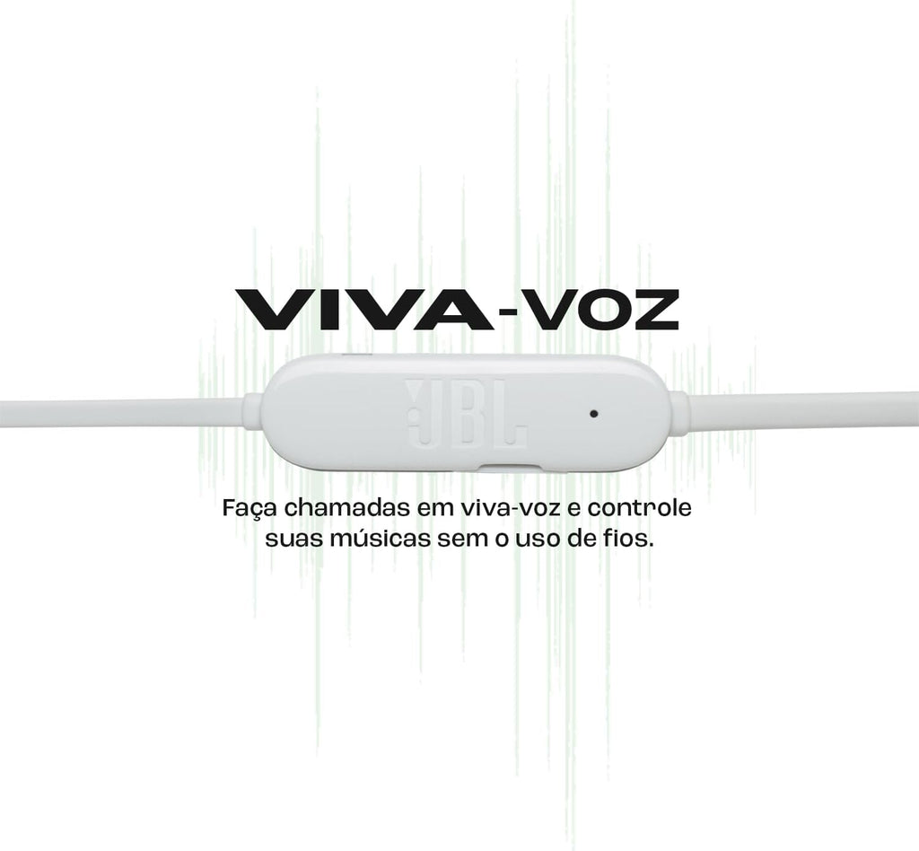 JBL Tune 125BT Wireless In-Ear Headphones — White