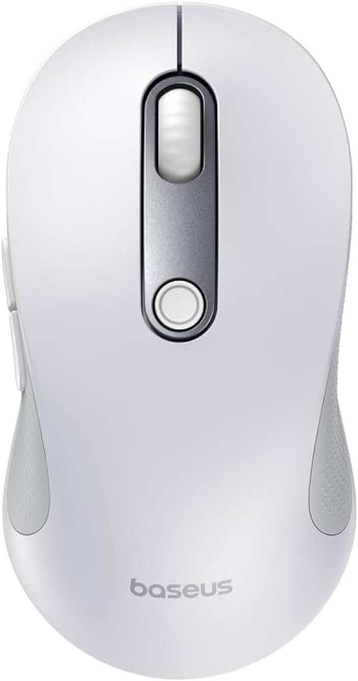 Baseus F02 Dual-Mode Wireless Mouse 4000 DPI — White