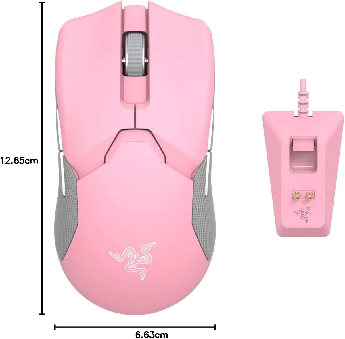 Razer Viper Ultimate Lightweight Wireless Gaming Mouse & RGB Charging Dock — Quartz — product image 8