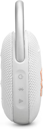 JBL Clip 5 Portable Bluetooth Speaker — White