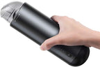Baseus Car Vacuum Cleaner 4000Pa Wireless Handheld For Auto Home Interior Cleaner Mini Portable Vaccum Vacuum Cleaner for Car Dry Wet Amphibious Auto Supplies (Black) — Black