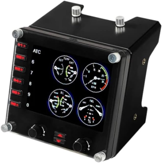Logitech G Flight Instrument Panel — Black/White