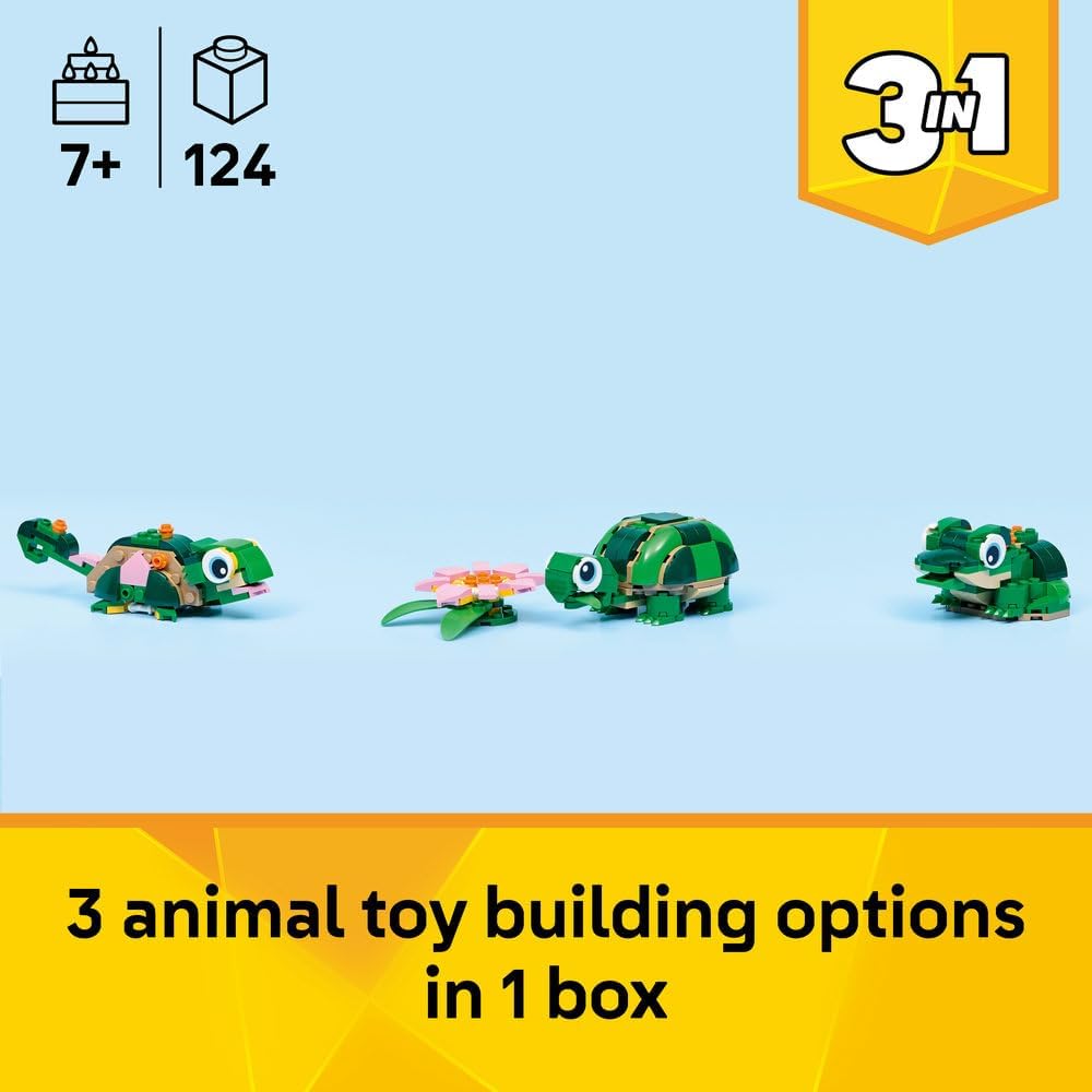 LEGO Creator 3in1 Turtle with a Water Lily Flower 31377 — image 2