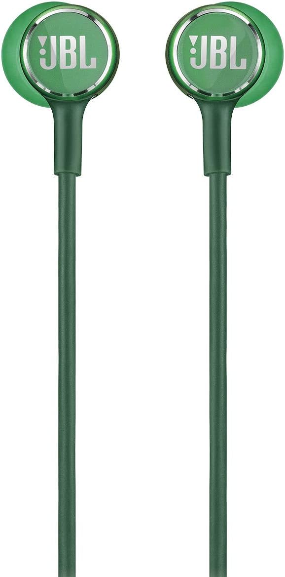 JBL Live 100 Wired In-Ear Headphones — Green