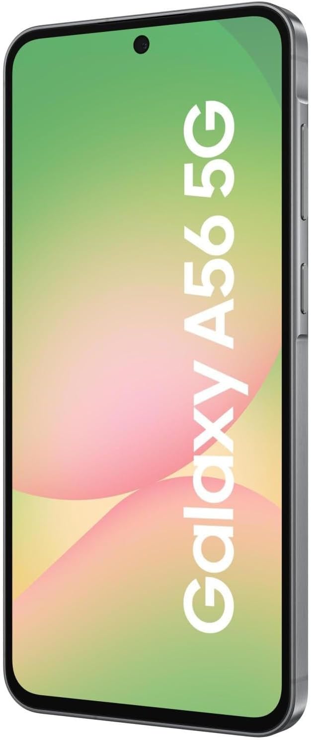 Samsung Galaxy A56 Enterprise Edition Dual-SIM 128GB Storage, 8GB RAM 5G SmartPhone (Awesome Graphite) - International Version