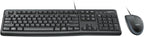 Logitech MK120 Keyboard and Mouse Combo with Silicone Cover — Black