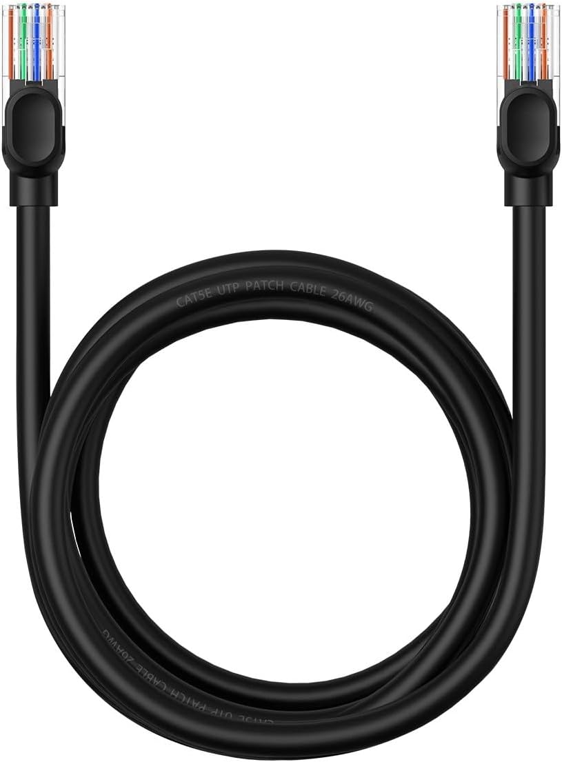 Baseus CAT5 Ethernet Cable — 2m — Black