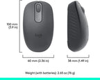Logitech M196 Wireless Mouse — Graphite