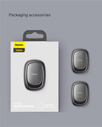 Baseus Beetle Portable Car Hooks Hangers Car Multi-Function Hook for Key Chain Rack, USB Cable Organizer, Headphone Cable Winder(2 Pack) (Dark Grey) — Dark Grey