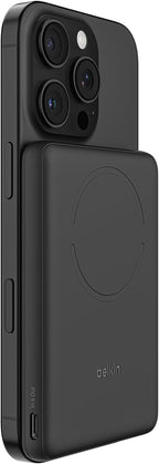 Belkin BoostCharge 5000mAh Magnetic Power Bank with Magnetic Ring - Black