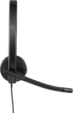 Logitech H570E USB-A Stereo Headset — Black