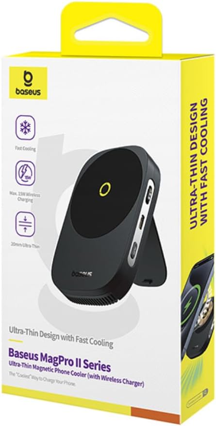 Baseus MagPro II Phone Cooler with 15W Wireless Charging
