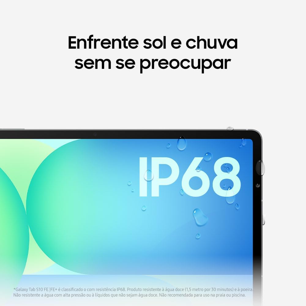 Samsung Galaxy Tab S10 FE+ w/S-Pen | 128GB, 8GB RAM, Wi-Fi Only | 13.1" LCD, WiFi 6E Android 15 Tablet, 4K Camera, Silver- International Version