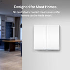 Tapo Smart Light Switch 2 Gang 1 Way