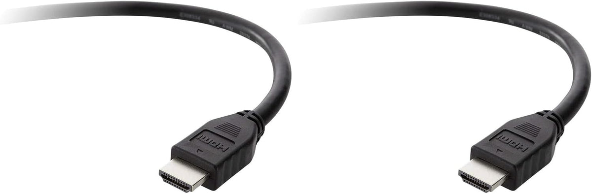Belkin High-Speed HDMI 2.0 Cable - 3 meter (Supports 4k, Ultra HD, 3D) - Black (Pack of 2)