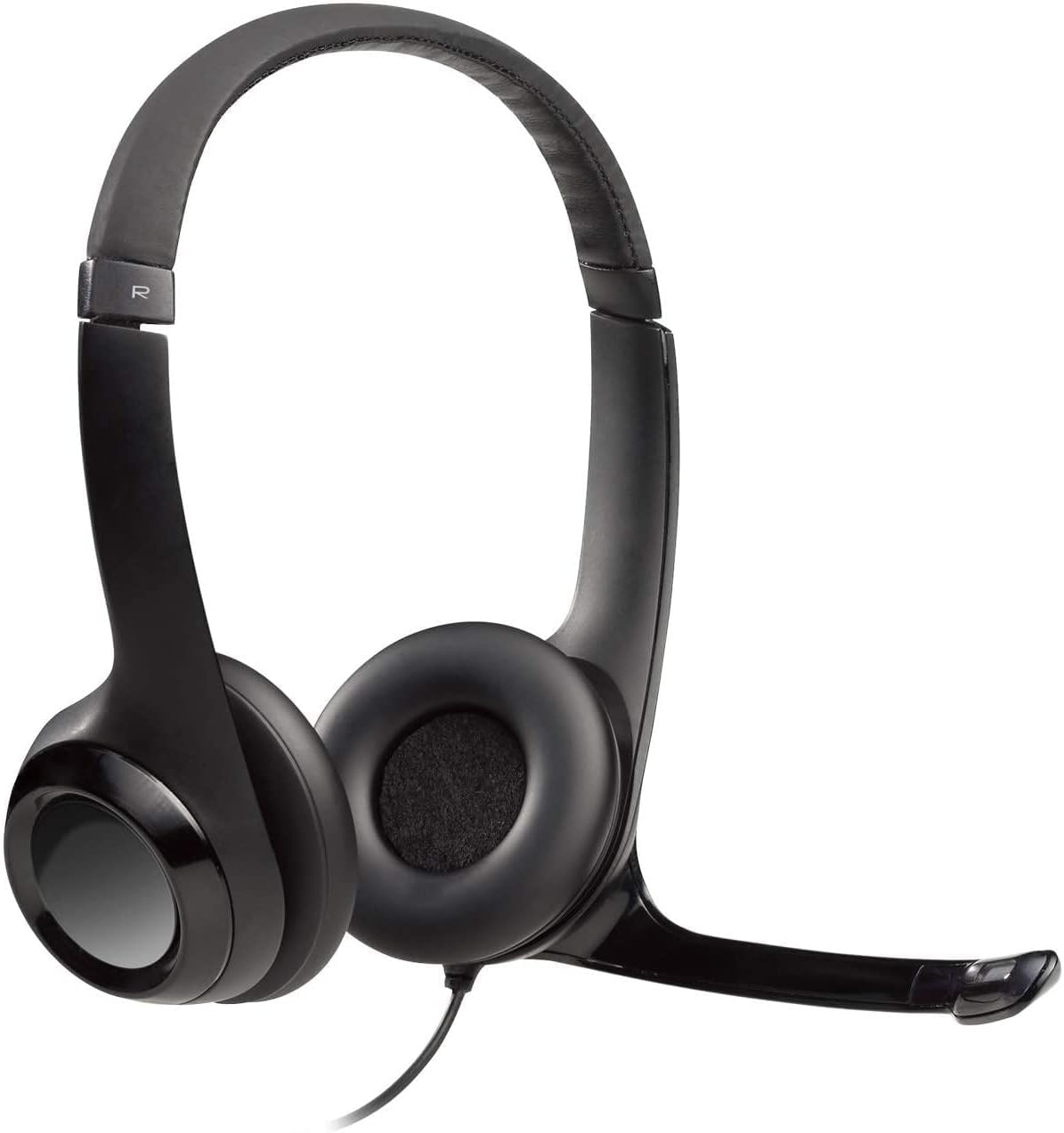 Logitech H390 Headset and M171 Mouse Bundle — Black