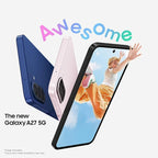 Samsung Galaxy A27 5G, Light Pink, 256GB Storage, 8GB RAM, Slim phone, Circle to Search, Object Eraser, Three lenses, IP64 - International Version