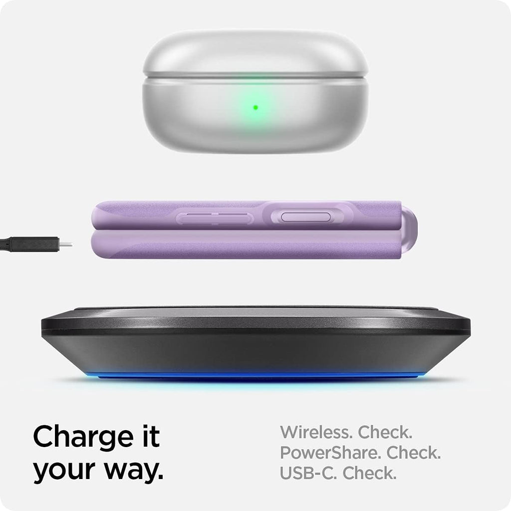 Spigen Thin Fit Case Designed for Apple Samsung Z Flip 3 (2021) - Shiny Lavender — product image 6