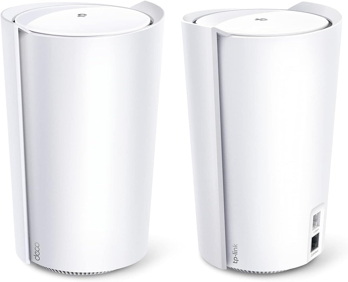 TP-Link AX6600 Deco Tri-Band WiFi 6 Mesh System(Deco X90) - Covers up to 6000 Sq.Ft, Replaces Routers and Extenders, AI-Driven and Smart Antennas, 2-Pack