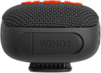 JBL Wind 3 Bluetooth Handlebar Speaker with FM Radio — Black